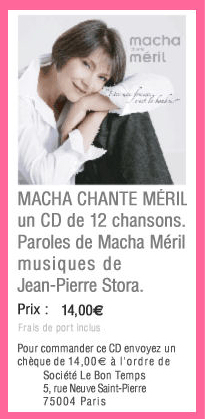 Macha chante Meril